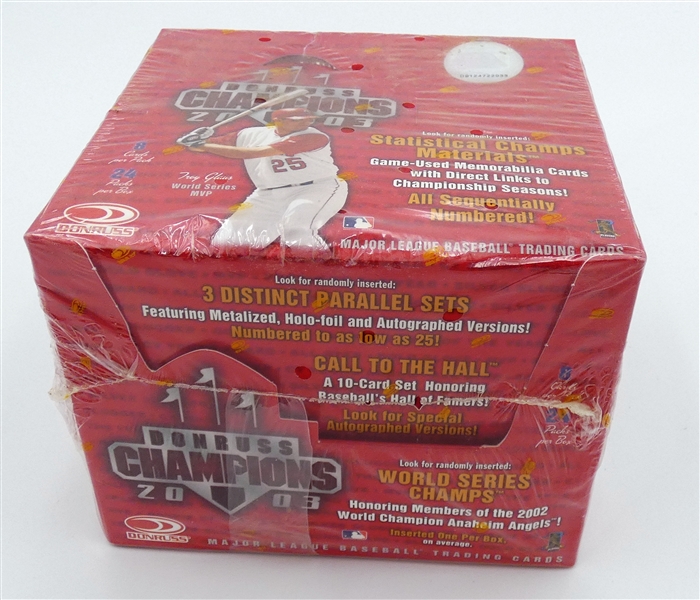 2003 Donruss Champions Baseball Box