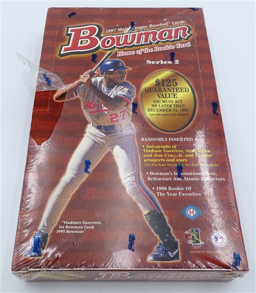 1997 Bowman Baseball Series 2 Box