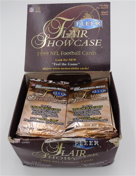 1995 Fleer Flair Showcase Football Box