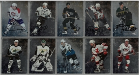 1998/99 ITG Be a Player Autographed Card Lot