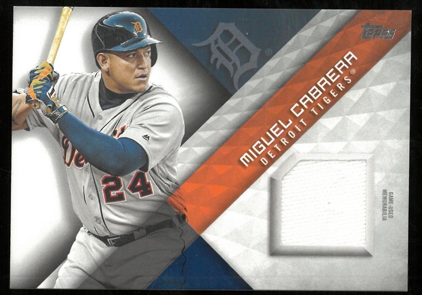 Miguel Cabrera 2018 Topps Major League Materials