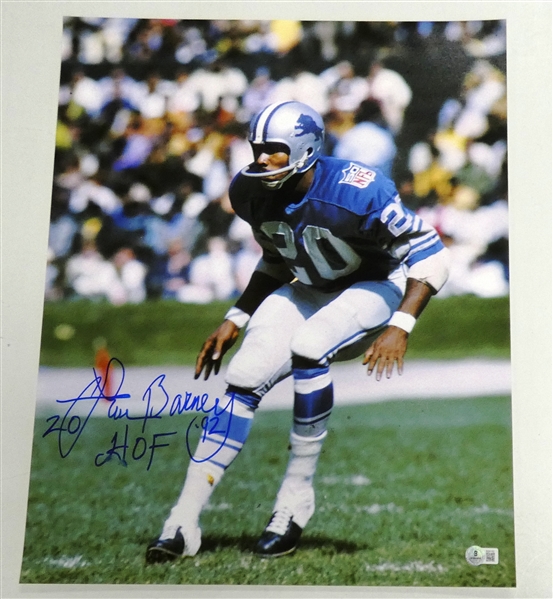 Lem Barney Autographed 16x20