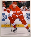 Johan Franzen Autographed 16x20