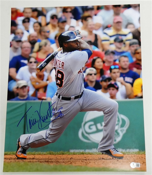Torii Hunter Autographed 16x20