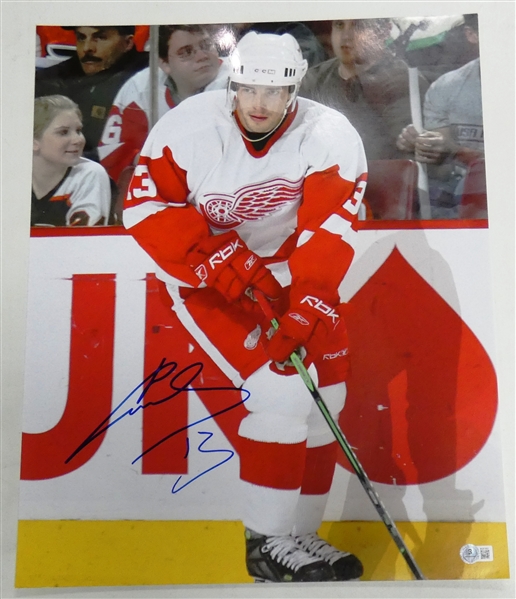 Pavel Datsyuk Autographed 16x20