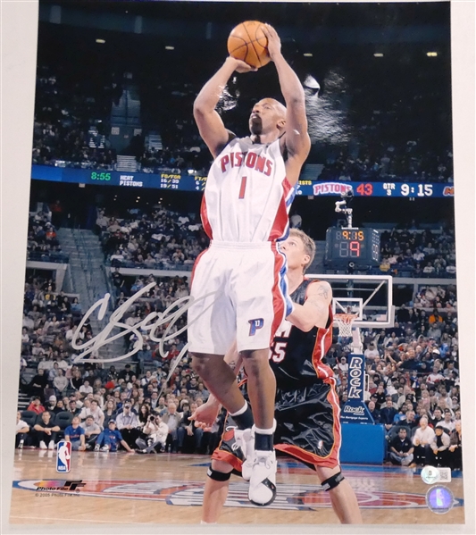 Chauncey Billups Autographed 16x20