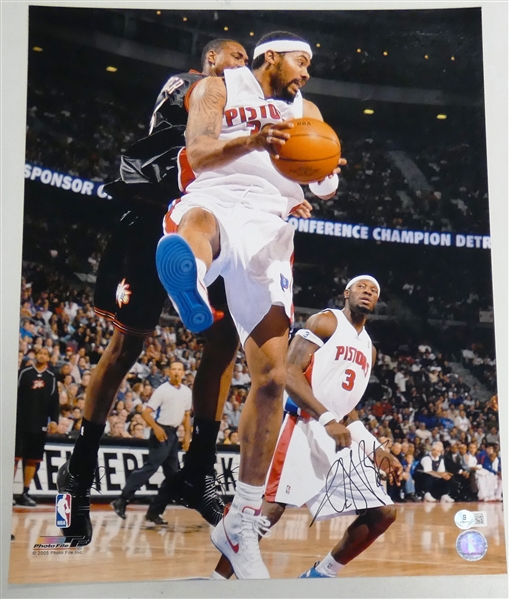Rasheed Wallace Autographed 16x20