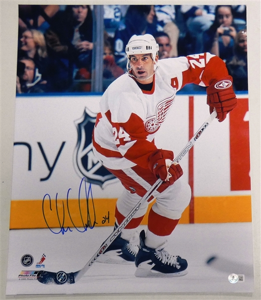 Chris Chelios Autographed 16x20
