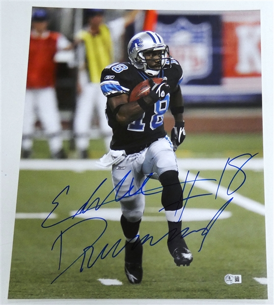Eddie Drummond Autographed 16x20