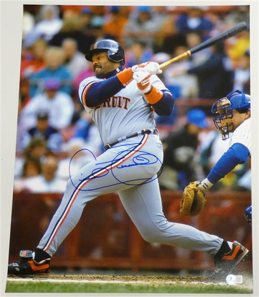 Cecil Fielder Autographed 16x20