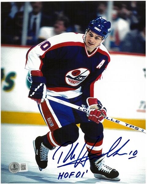 Dale Hawerchuk Autographed 8x10