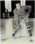 Edgar Laprade Autographed 8x10