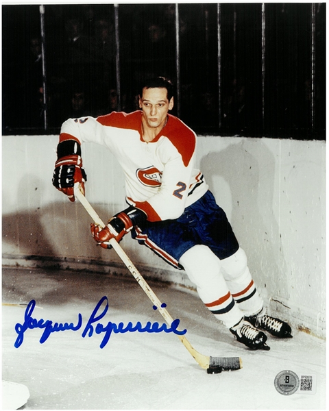 Jacques Laperriere Autographed 8x10