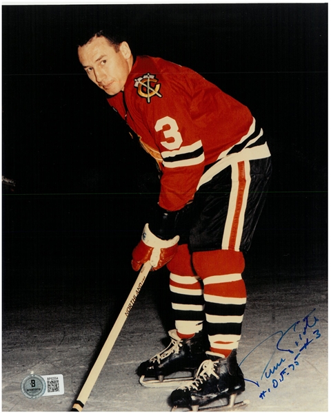 Pierre Pilote Autographed 8x10