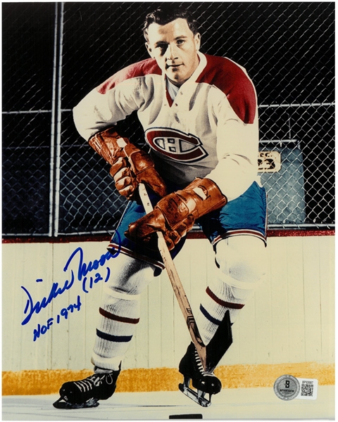 Dickie Moore Autographed 8x10