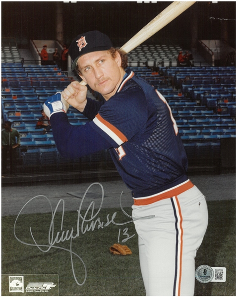 Lance Parrish Autographed 8x10