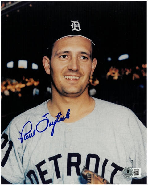 Paul Foytack Autographed 8x10