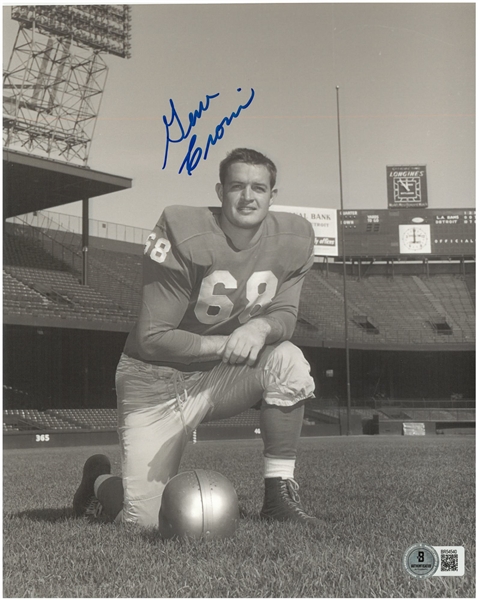 Gene Cronin Autographed 8x10