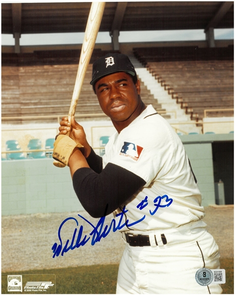 Willie Horton Autographed 8x10