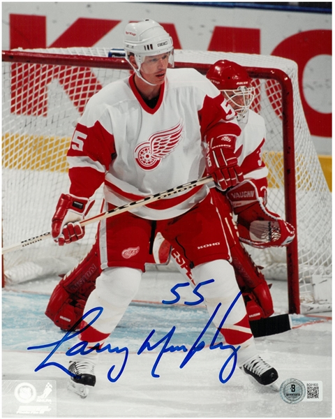 Larry Murphy Autographed 8x10