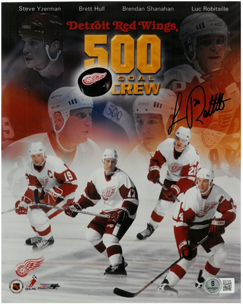 Luc Robitaille Autographed 8x10
