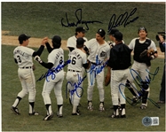 1984 Detroit Tigers 8x10 Signed by 6