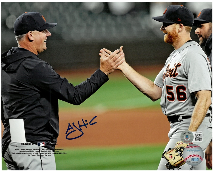 A.J. Hinch Autographed 8x10