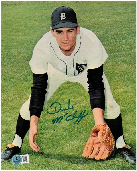 Dick McAuliffe Autographed 8x10