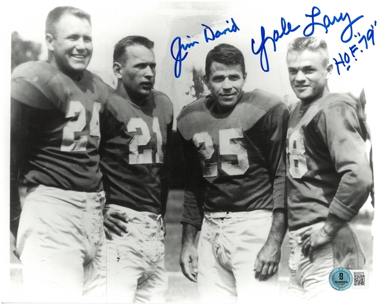 Jim David & Yale Lary Autographed 8x10