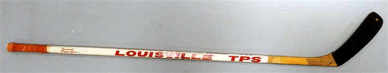 Steve Yzerman 1988/89 50th Goal Game Used Autographed Stick