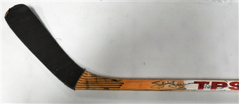 Steve Yzerman 1988/89 50th Goal Game Used Autographed Stick