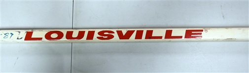 Steve Yzerman 1988/89 50th Goal Game Used Autographed Stick