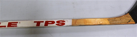 Steve Yzerman 1988/89 50th Goal Game Used Autographed Stick