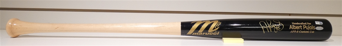 Albert Pujols Autographed Game Model Bat