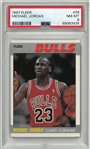 Michael Jordan PSA 8 1987 Fleer