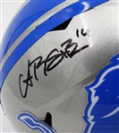 Amon-Ra St. Brown Autographed Full Size Replica Helmet
