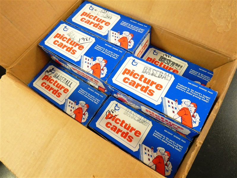 1981 Topps Baseball Huge Lot Collated From Vending