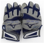 Jake Rogers Game Worn Autographed Batting Gloves