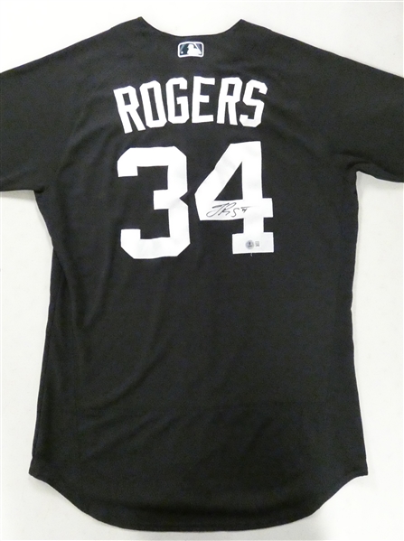 Jake Rogers Autographed Team Issued Spring Training Jersey
