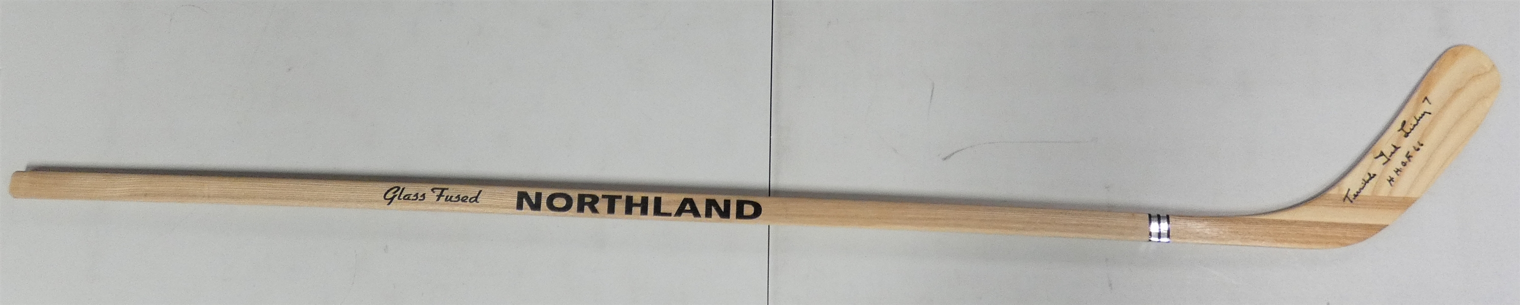 Ted Lindsay Autographed Northland Stick w/ Terrible & HOF