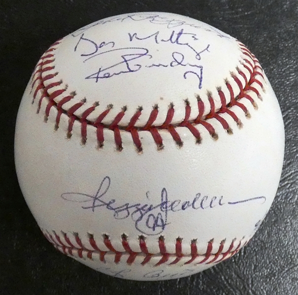 NY Yankees Captains Autographed Baseball