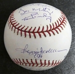 NY Yankees Captains Autographed Baseball