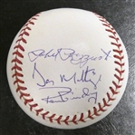 NY Yankees Captains Autographed Baseball