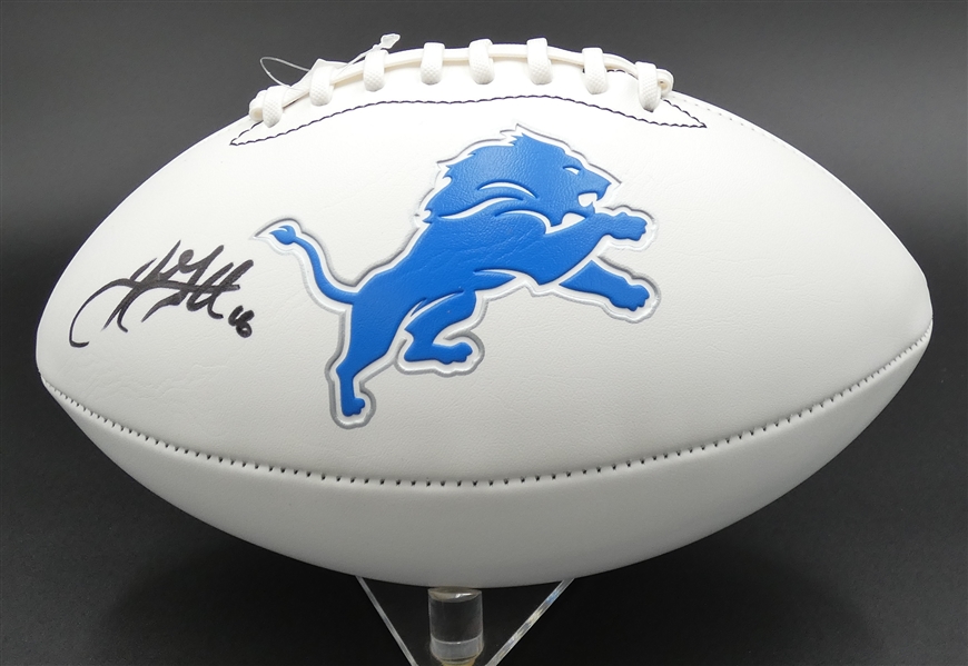 Jared Goff Autographed Detroit Lions Football