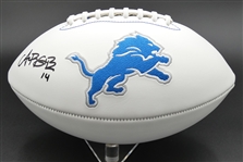 Amon-Ra St. Brown Autographed Detroit Lions Football