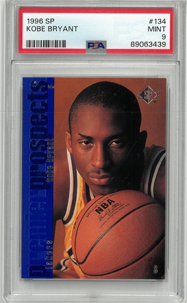 Kobe Bryant 1996 SP PSA 9 Mint Rookie Card