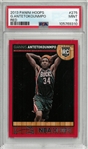 Giannis Antetokounmpo PSA 9 2013 Panini Hoops Red
