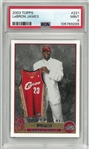 Lebron James 2003 Topps PSA 9 Rookie Card