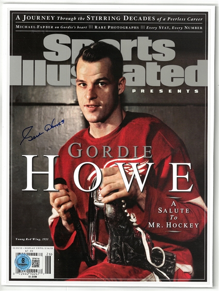 Gordie Howe Autographed 2012 Sports Illustrated