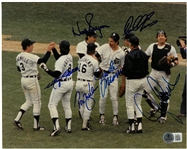 1984 Detroit Tigers 8x10 Signed by 6